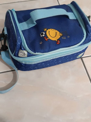 Lunch bag Mr Happy insulated, like new, 2 compartments