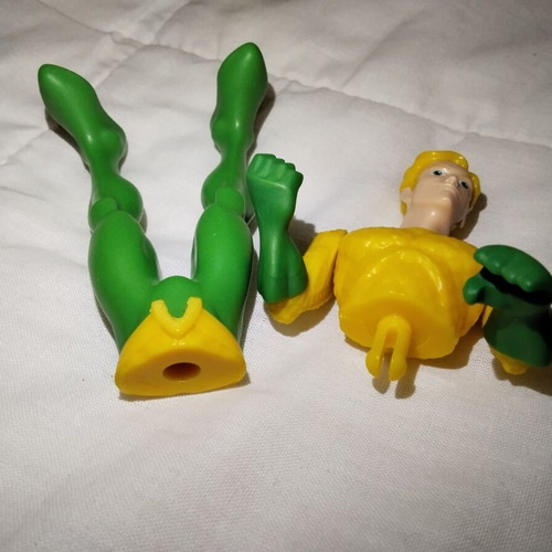 Aquaman Kinder Maxi figure 12 cm used, DC Justice League 2023