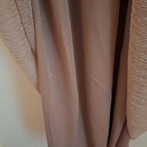Abiyefon Maxi Dress size 40 like new, rose gold shimmer