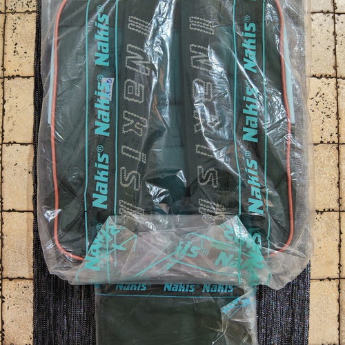 Vintage Nakis school bag and pencil case new, 90s set