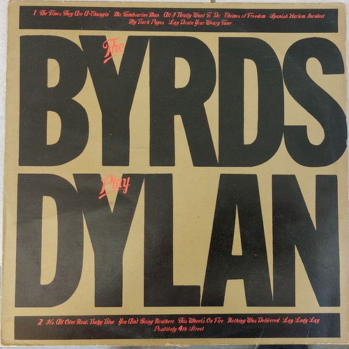 The Byrds Play Dylan LP like new, rock