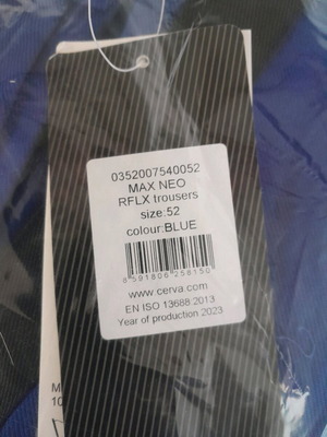 Work pants new, size 52