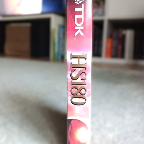 TDK HS180 VHS Tape sealed, high quality standard, 3 hours