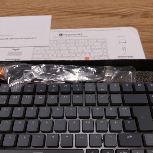 Keychron K3 Low Profile Mechanical Keyboard new, Red Switches