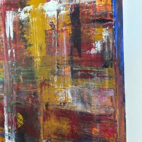Boredom Handmade Acrylic Painting on Canvas 40x50 cm Like New