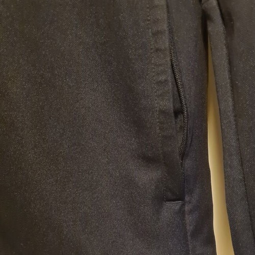 Adidas jacket medium black and white like new with side pockets