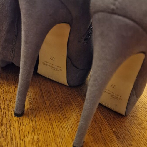 Sante Over The Knee Boots Like New, Grey, Size 37, Heel 13cm