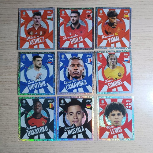 Euro 2024 Players to Watch Stickers Topps new