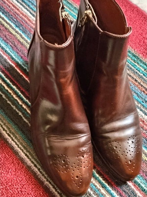 Massimo Dutti No38 boots used, genuine brown leather