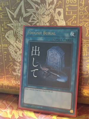 Yugioh Foolish Burial Spell Card