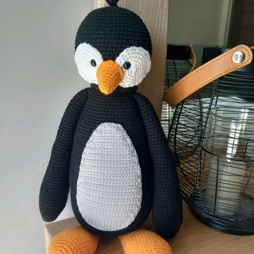 Amigurumi penguin handmade 38 cm new