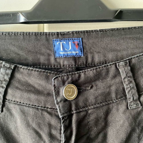 Trussardi Jeans cotton pants black like new size 30