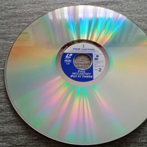 Paul McCartney Put It There Laserdisc like new, rock
