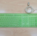 Flexible USB Keyboard green