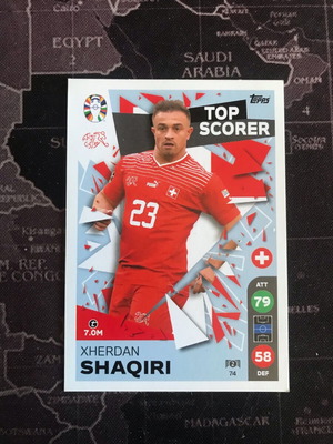 Topps Match Attax Lidl UEFA Euro 2024 Xherdan Shaqiri card like new