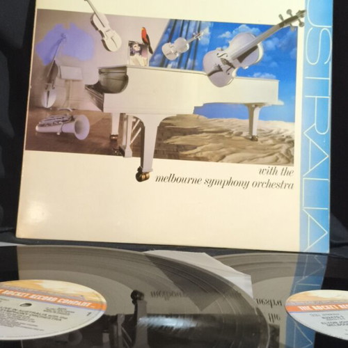 Elton John Live In Australia with Melbourne Symphony Orchestra LP like new
