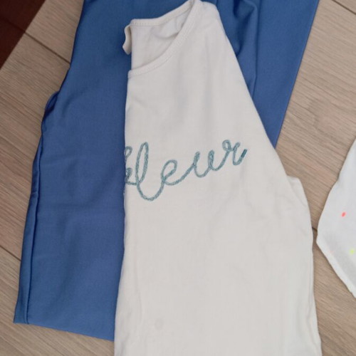 Zara blouse used, size 140-146, includes leggings and blouse