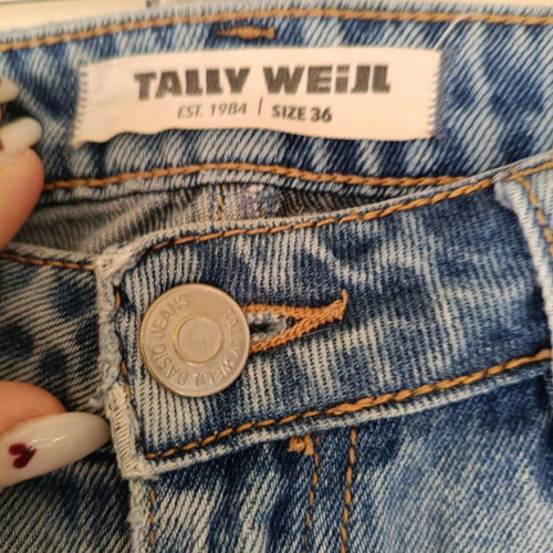 Tally Weijl women's jeans used, with rips, size S