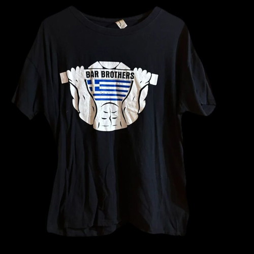 Bar Brothers GR men's T-shirt black size M like new