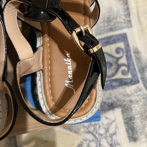 Sandals used, size 40, black