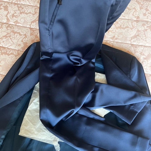 Toi moi suit set new, blue jacket and chino pants