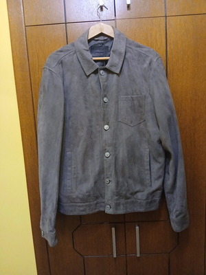 All Saints suede jacket new, gray, size L