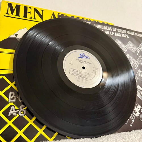 Men At Work Business As Usual LP vinyl record like new