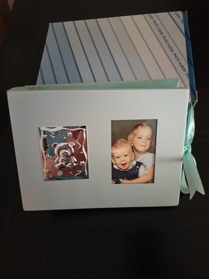 Κορνίζα άλμπουμ καινούργια με ασημένια λεπτομέρεια 13×18