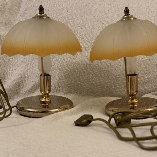 Bedroom bedside lamps, set of 2