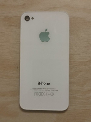 Apple iPhone 4 A1332 back cover used, white