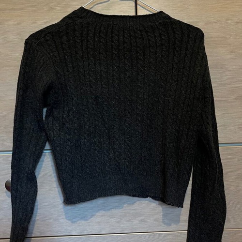 Black knitted pull&bear sweater medium like new