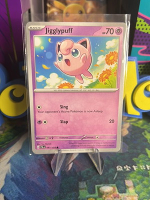 Jigglypuff PAF Pokemon card mint condition