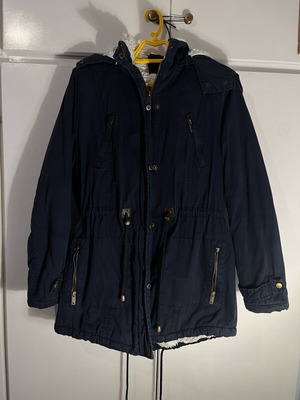 Dark blue jacket like new, size M with lining