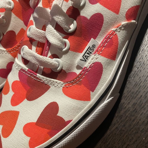 Vans shoes with hearts size 36 like new