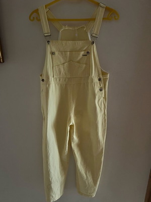 Spring yellow salopette Shein size S like new