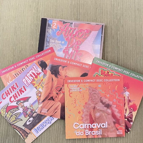 CD with dance music, Brazilian, Cuban and carnival styles