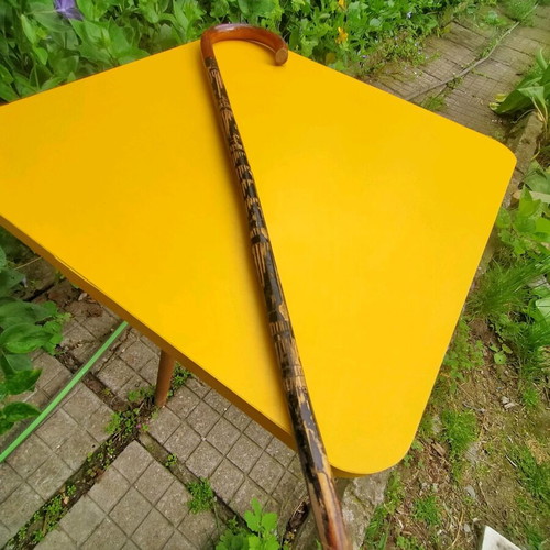 Decorative wooden mini walking stick used