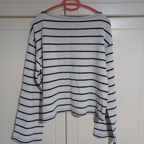 Striped sweater H&M L like new, black and white