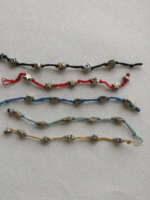 Summer bracelets like new, set of 5 pieces