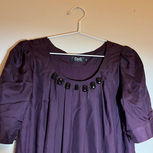 Dolce & Gabbana dress used, vintage winter, purple