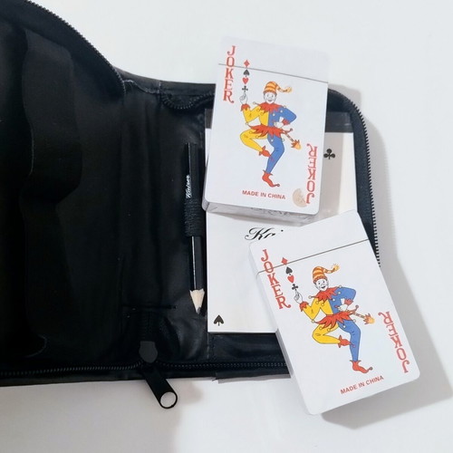 Kaiser collectible playing card set with pvc case, new