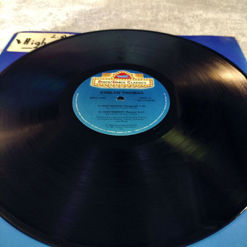 Evelyn Thomas High Energy 12'' Vinyl Maxi Single used, electronic