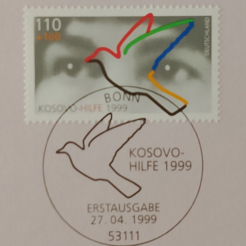 Germany 1999 Kosovo-Hilfe First Day Cover Stamp