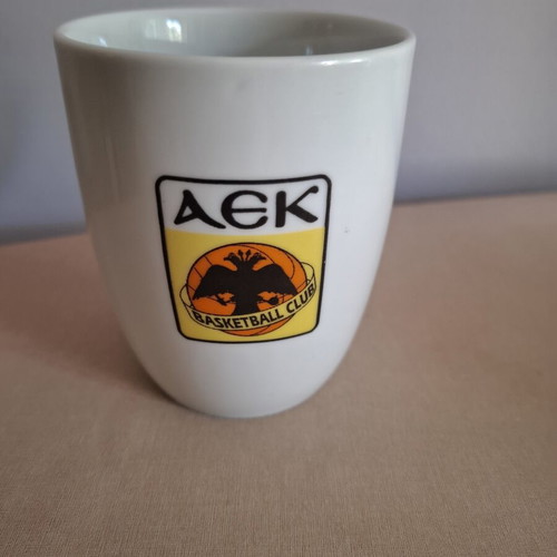 AEK Basketball Mug like new, white
