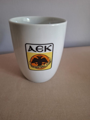 Κούπα ΑΕΚ Basketball σαν καινούργια, άσπρη