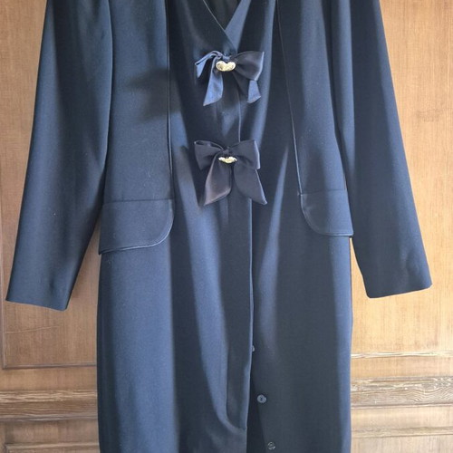 Women's dress used, black, size 46