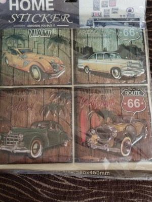 Car wall stickers new in packaging