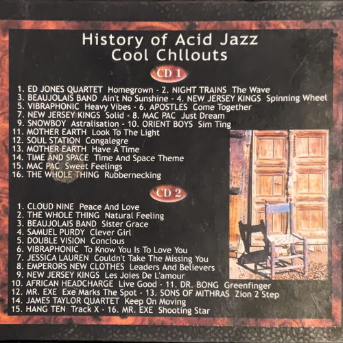 History of Acid Jazz Cool Chillouts 2 CD