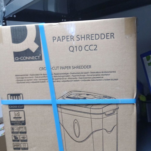 Q Connect paper shredder new, unused