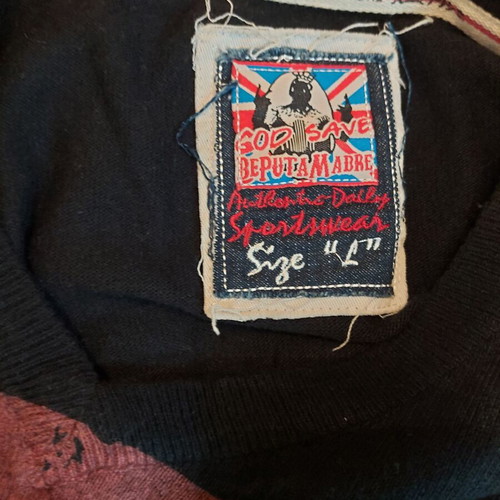 Men's pullover like new, size L, black